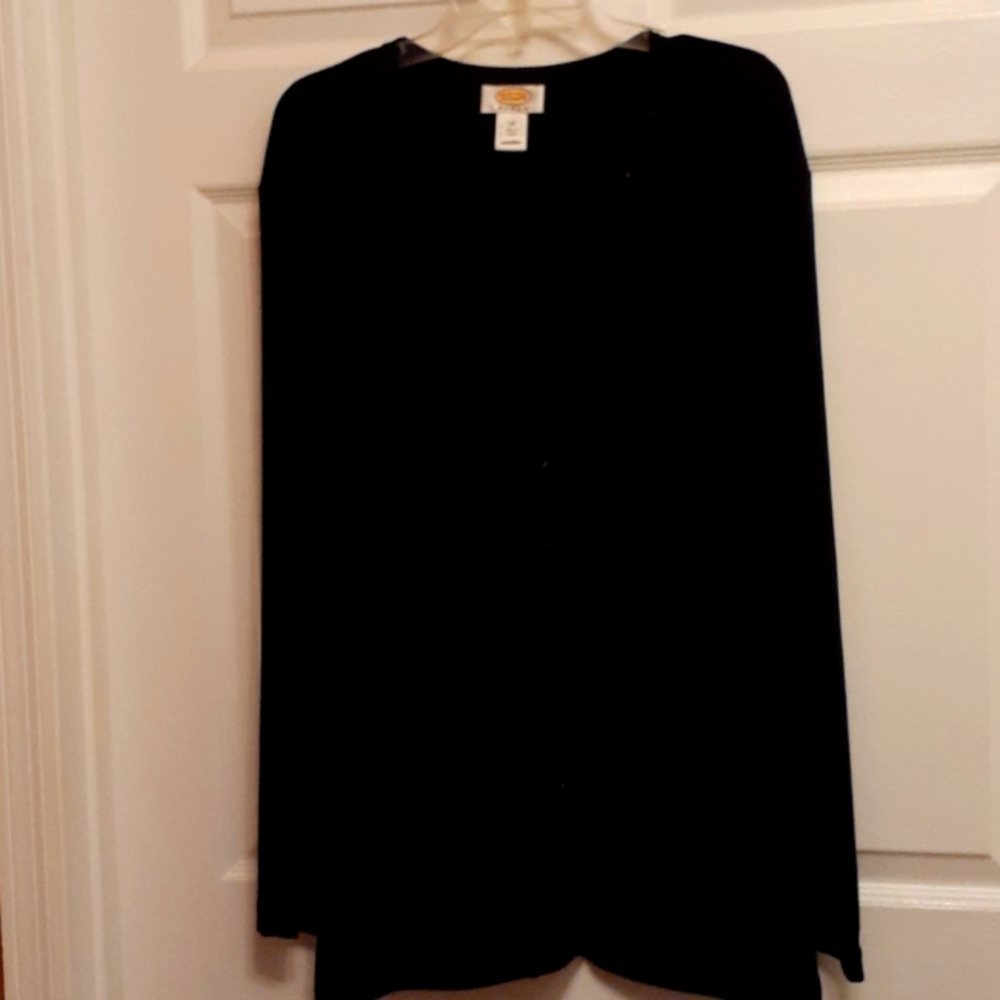 Talbots Women Dresst Black tunic